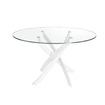 Mesa de Jantar Redonda Angel Cerda 1138 | Vidro  | 75 x 110 x 110 cm - 1
