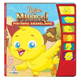 Livro Musical: Pintinho Amarelinho - 1