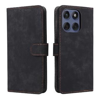 Capa ZURSANA para Motorola Moto Edge 60 Fusion | Pele Sintética | Fecho Magnético | Compartimento para Cartões com Bloqueio RFID | Preto - 1