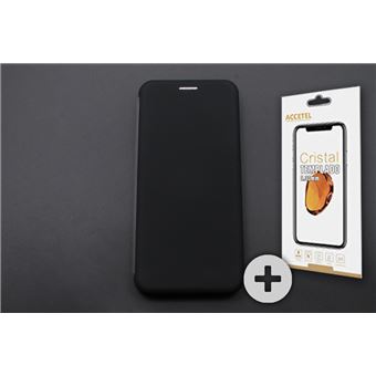 Conjunto com Película de Vidro Temperado e Capa Skyhe para Huawei P30 Pro Premium Preto - 1