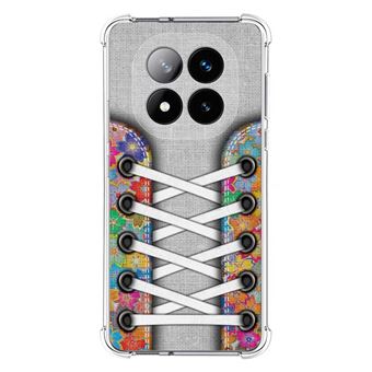 Capa TUMUNDOSMARTPHONE de silicone à prova de choque para Xiaomi Redmi Note 14 Pro+ Plus 5G Sneakers Design 04 Desenhos - 1