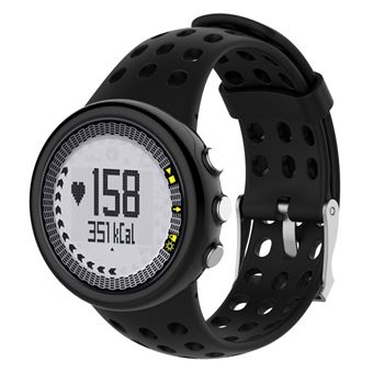 Pulseira TPU Magunivers Homens Desportos Suaves Assistir Cinta Preto para Suunto M1/M2/M4 /M5 - 1