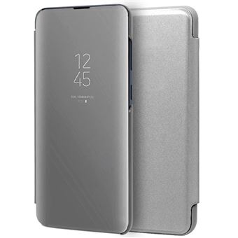 Capa Livro COOL para Samsung A505 Galaxy A50 / A30s Clear View Prata