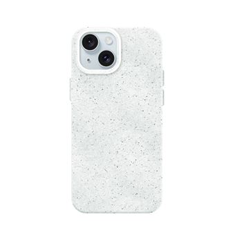 Capa de Silicone Biodegradável MisterCapas para iPhone 15 Plus - Branco - 1