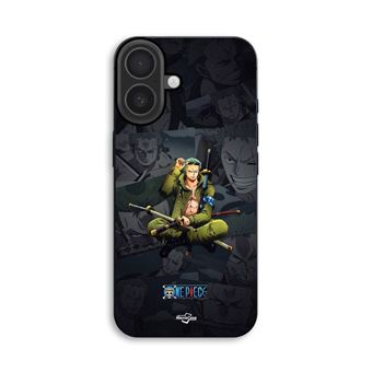 Capa Maniacase para iPhone 16 Plus | One Piece Zoro papel de parede manga anime - 1