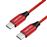 LogiLink CU0155 cabo USB 0,3 m 2.0 USB C Preto, Vermelho_0