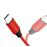 LogiLink CU0155 cabo USB 0,3 m 2.0 USB C Preto, Vermelho_2