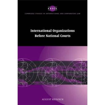 International Organizations before National Courts - 1