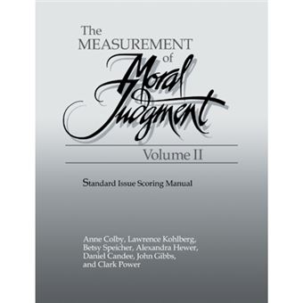 The Measurement of Moral Judgement: Volume 2, Standard Issue Scoring Manual - Paperback - 2011 - 1
