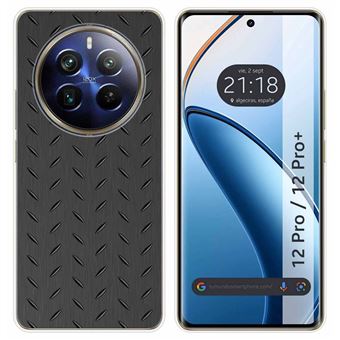 Capa de silicone TUMUNDOSMARTPHONE para Realme 12 Pro 5G / 12 Pro Plus 5G | desenhos metal - 1