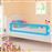 Barra de Segurança vidaXL para Cama Infantil 180x42cm em Poliéster Azul_0