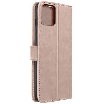 Capa Mandala Flor Avizar para iPhone 11 com Carteira Luz Rosa - 1