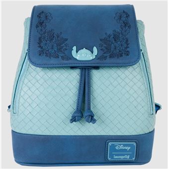 Mochila Loungefly Stitch Embroidered Floral Drawstring Mini - 1