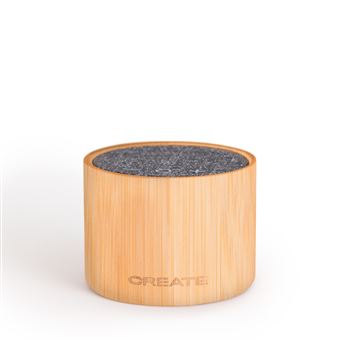 Coluna Bluetooth Create SPEAKER MINI BAMBOO | Bambu - 1