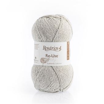 Fio de Tricot Rosários 4 Re Use | 100G | Perola - 1