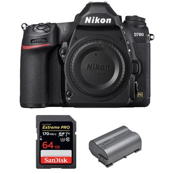 Nikon D780 Corpo 24.5MP CMOS Full Frame + SanDisk 64GB Extreme PRO UHS-I SDXC 170 MB/s + Nikon EN-EL15b - 1