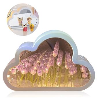 Candeeiros de Mesa Tulipa LED Dishiqing | Pacote de material DIY | Mar de Flor - Roxo - 1