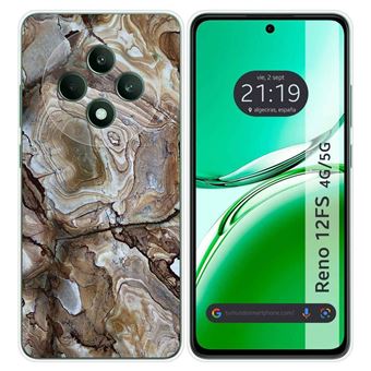 Capa de Silicone TUMUNDOSMARTPHONE para Oppo Reno 12FS 4G / 12 FS 5G | desenhos Marble 14 - 1
