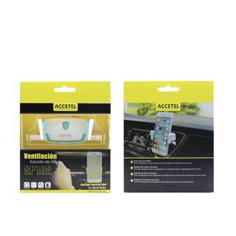 Acessórios Tablet Internet Multimédia Suporte Automóvel Accetel SP102B Universal com fácil instalação - 1