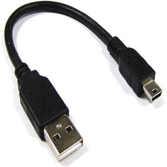 Cabo USB 2.0 BeMatik Tipo AM/MiniCabo USB5Pin-M B 0,2 m
