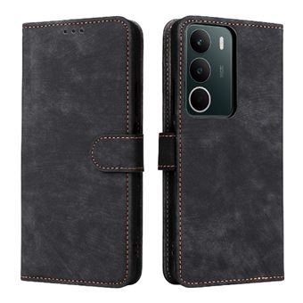 Capa ZURSANA para Realme C71 4G | Pele Sintética | Fecho Magnético | Compartimento para Cartões com Bloqueio RFID | Preto - 1