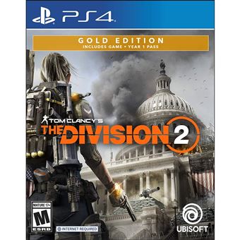 Videojogo Ubisoft Tom Clancy's The Division 2 SteelBook GOLD Edition, PS4 - 1