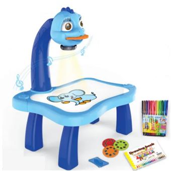 Mesa de Desenho com Projetor para Crianças BEUNIK | Azul - 1