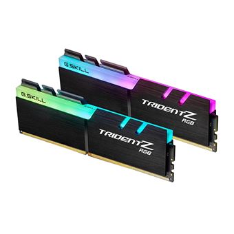 módulo de memória G.Skill Trident Z RGB F4-3200C16Q-32GTZR  32 GB DDR4 3200 MHz Preto - 1