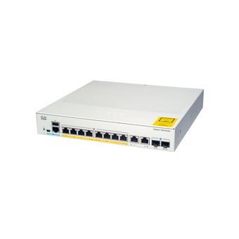 Switch de Rede Cisco Catalyst C1000-8T-2G-L | Cinzento - 1