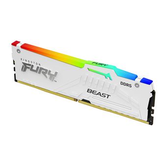 Módulo de Memória Kingston Technology FURY Beast RGB | Branco - 1