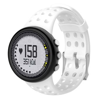 Pulseira TPU Magunivers Homens Banda Relógio Esportivo Macio Branco para Suunto M1/M2/M4 /M5 - 1