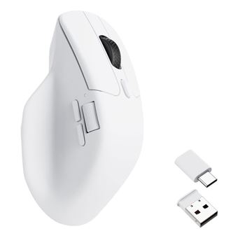 Rato Wireless Keychron M6-A3 | 26000 DPI | Branco - 1