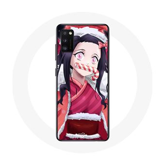 Capa Maniacase para Oppo A16 Anime demon Slayer Kamado Nezuko O Dia de Natal 2023 - 1