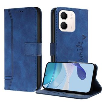 Capa GANGXUN para OPPO A5X | Alça de Mão | Pele PU | Compartimentos para Cartões | Fecho Magnético | Azul - 1
