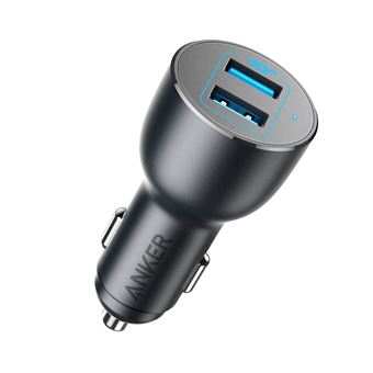 Carregador de Dispositivos Móveis Anker PowerDrive III | Preto - 1