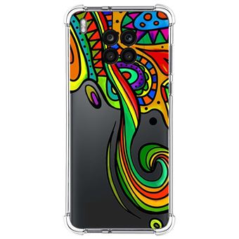 Capa Tumundosmartphone de silicone anti-choque para Honor 50 Lite 5G / Nova 8i design com desenhos coloridos - 1