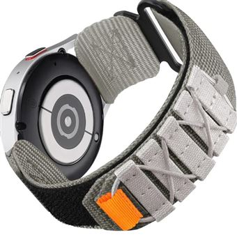 Bracelete Militar Nylon Antiimpacto para Ticwatch Pro 3 Ultra Cinzento - 1