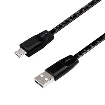 LogiLink CU0158 cabo USB 1 m 2.0 USB A Micro-USB A Preto