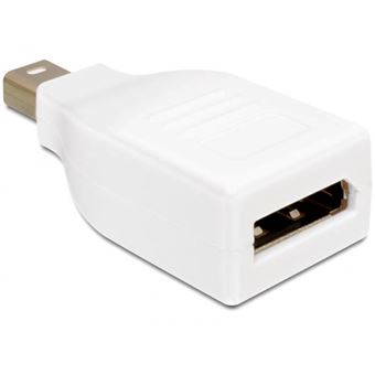 Adaptador para Cabos DeLOCK DisplayPort Mini M/FM | Branco - 1