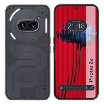 Capa de silicone TUMUNDOSMARTPHONE para Nothing Phone 2a 5G Transparente - 1