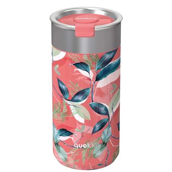 Garrafa Térmica Quokka Boost | 400 ml | com Infusor e Isolamento | Rosa - 1
