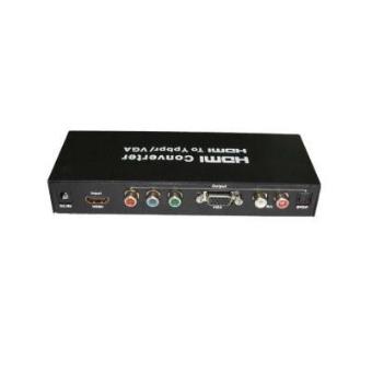 Conversor de HDMI para VGA Componemtes de Vídeo (YPbPr) y RCA L/R - 1