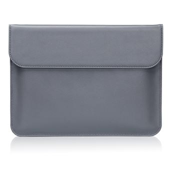 Sleeve Protetora HSMY Couro MacBook Air 13.3 '' A1369/ A1466 - Cinza Escuro - 1
