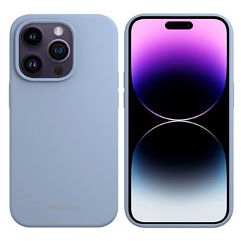 Capa de Silicone MOMAX à prova de queda, compatível com carregamento sem fio para iPhone 14 Pro Max - azul - 1