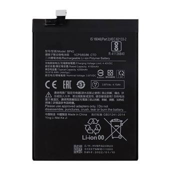 Bateria Clappio para Xiaomi Mi 11 Lite 4G / 5G 4250mAh interno, substitui o BP42 - 1