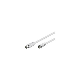 cabo coaxial Goobay AKFT 150 1.5m  1,5 m SAT Branco - 1