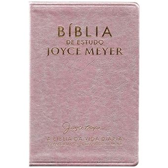 Bíblia De Estudo Joyce Meyer: Rosa - 1
