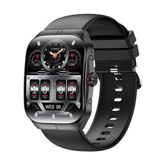 Smartwatch Chronus HK80 | Bluetooth | Monitoramento de Saúde | Música | Modos Desportivos | Preto - 1