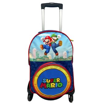 Mochila Primária DAM Super Mario+ Carrinho | Azul escuro - 1