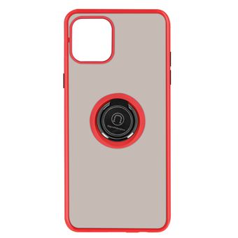 Capa Avizar para Apple iPhone 12/12 Pro | Bi-material | Anel Metálico | Função Suporte - Vermelho - 1